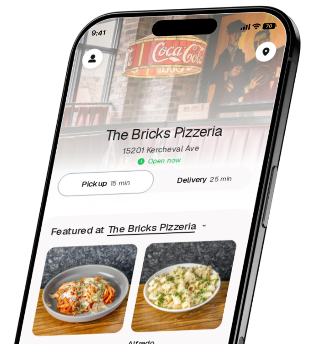 The Bricks Pizzeria app preview