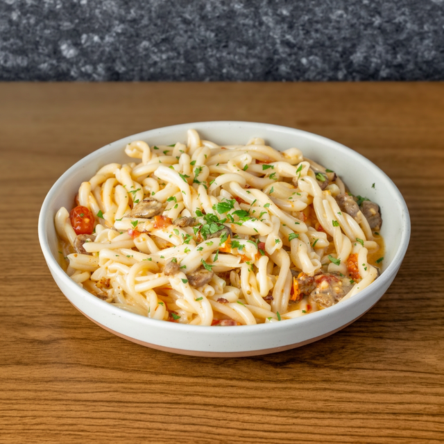 Gemelli & Sausage.